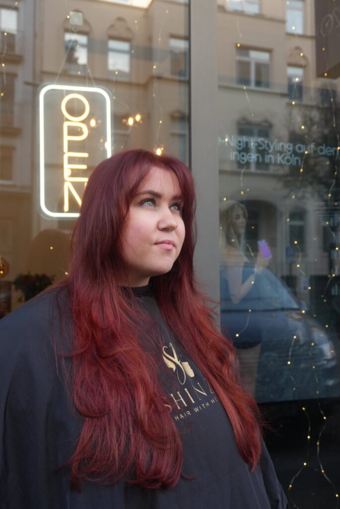 Haarfärbung Fire Red