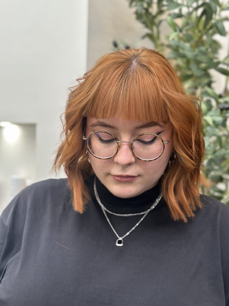 Haarfärbung mittel langes Haar